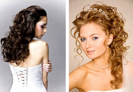 Acconciatura sposa capelli ricci