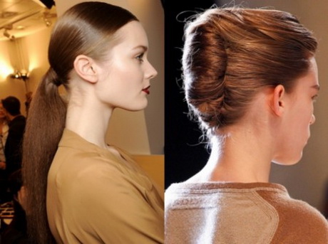 Acconciature capelli medi raccolti