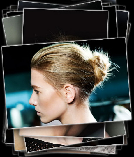 Capelli raccolti a chignon