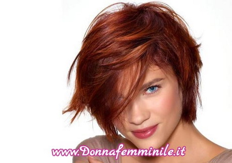 Colore capelli corti