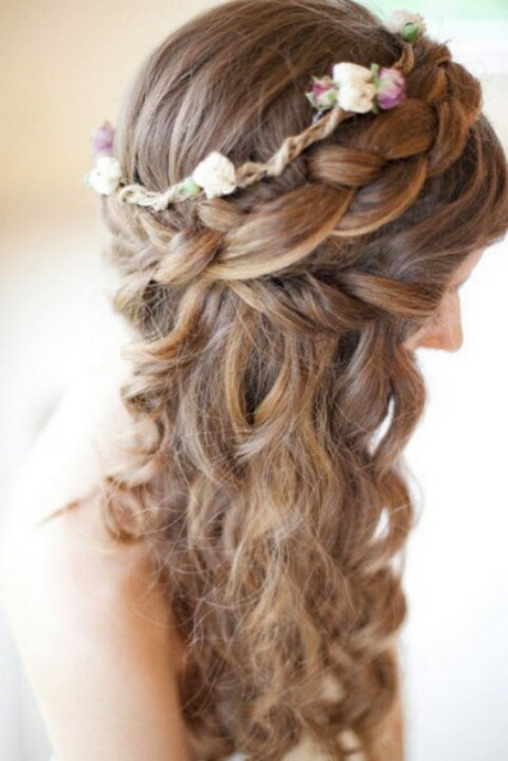 Pettinature da sposa con capelli lunghi