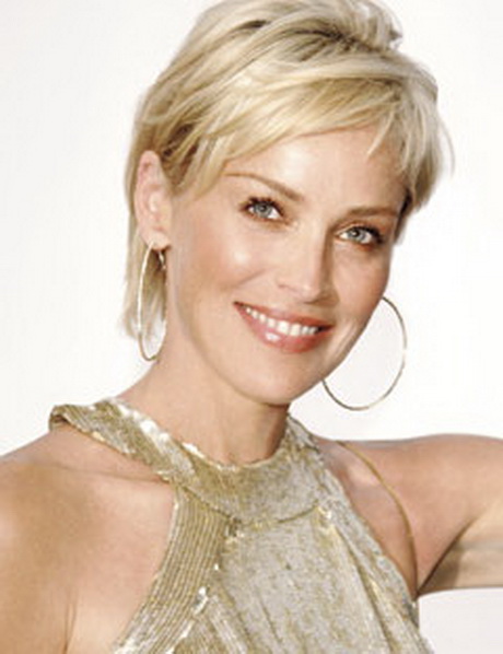 Sharon stone capelli corti