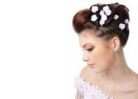 Sposa con capelli corti