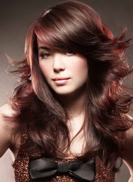 Capelli castani rossi