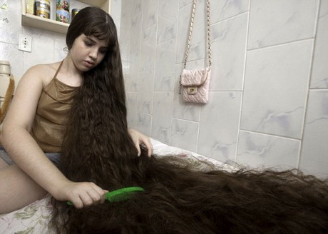 Foto di ragazze con capelli lunghi