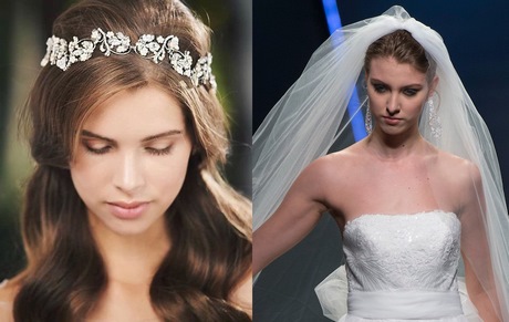 Acconciatura sposa 2019 con velo