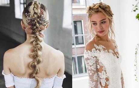 Acconciature capelli lunghi sposa 2019