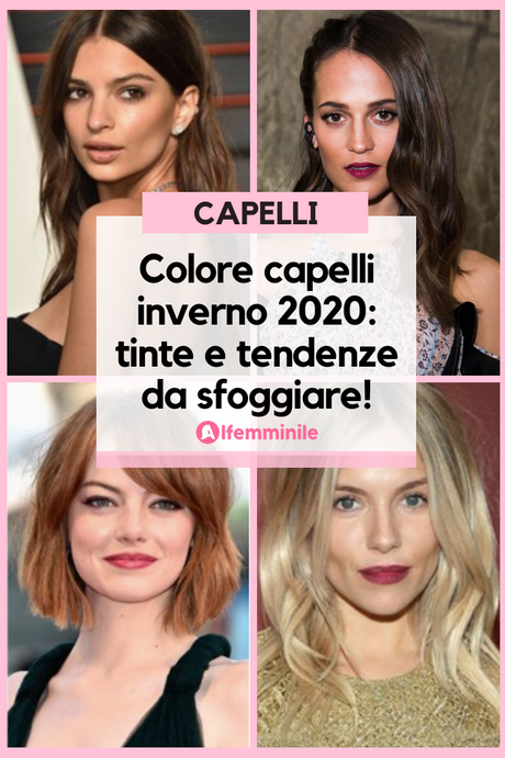 Colore capelli 2019 2020