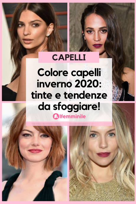 Moda colore capelli autunno inverno 2020