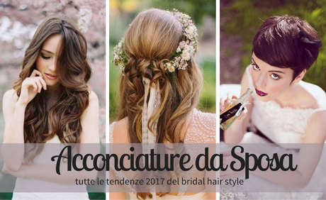 Tendenze capelli sposa 2017