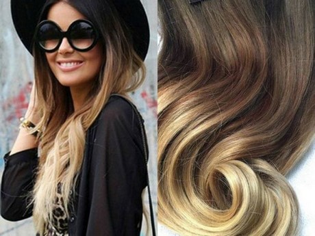 Capelli con shatush biondo