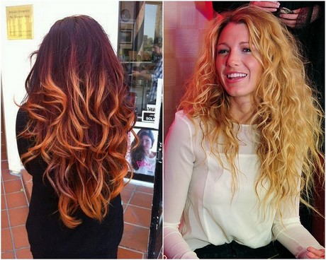 Capelli rossi shatush