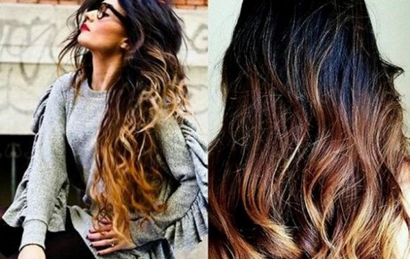 Capelli shatush castani