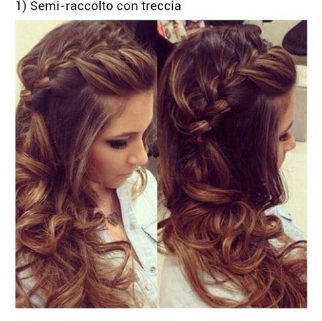 Acconciature capelli lisci sposa