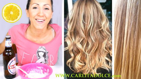 Capelli color nocciola con meches dorate