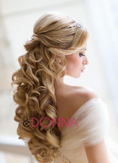 Capelli mossi per matrimonio