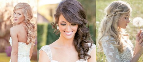 Capelli sposa semiraccolti