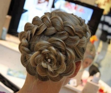 Chignon con treccia