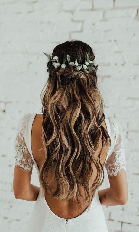 Acconciatura sposa capelli lunghi 2020