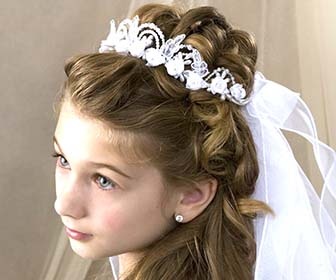 Acconciature capelli per comunione