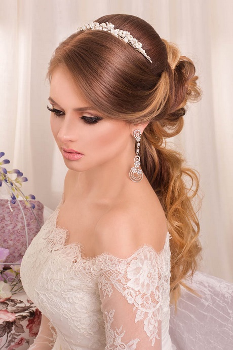 Acconciature capelli sposa semiraccolti