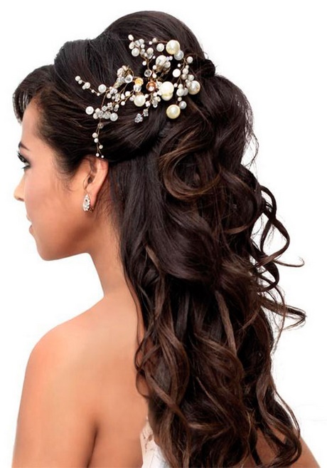 Acconciature capelli sposa semiraccolti