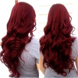 Capelli mogano rosso