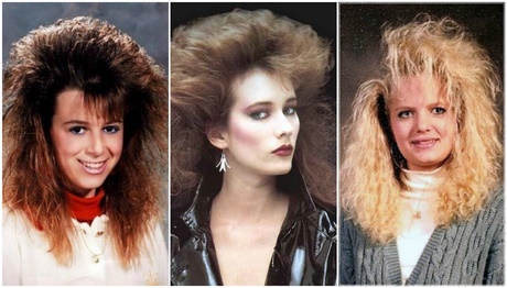 Pettinature anni 80 capelli lunghi