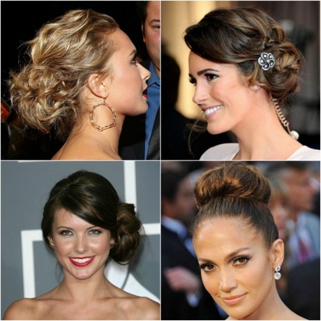 Acconciatura chignon laterale