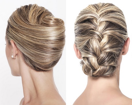 Chignon con treccia alla francese