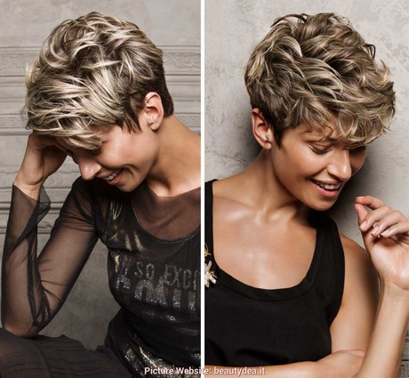 Taglio capelli ricci corti viso lungo