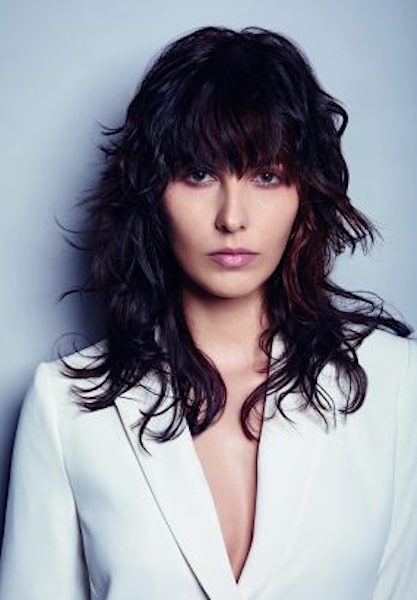 Tagli corto caschetto pari viso frangia blogmujeres quadrato Capelli neri lunghi scalati