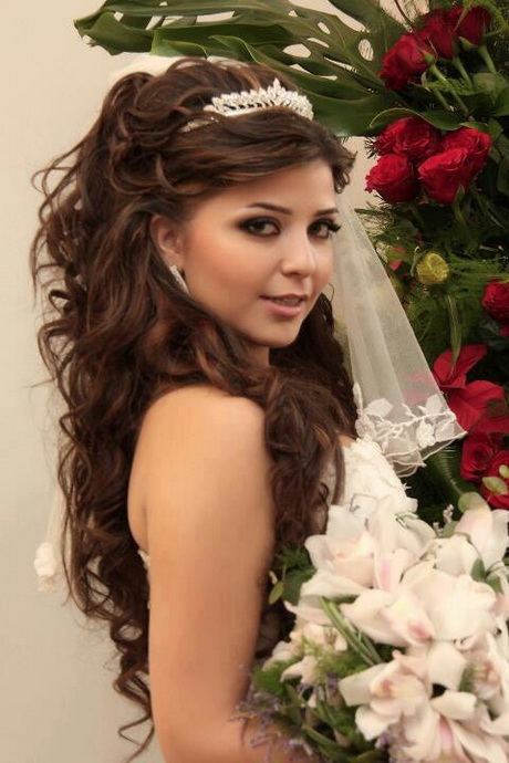 Acconciatura sposa 2014 capelli lunghi