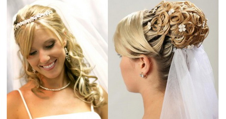 Acconciature capelli medi sposa