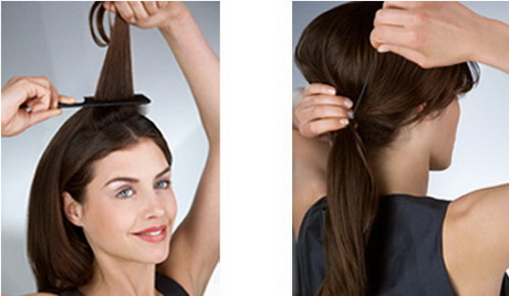 Acconciature semplici per capelli lunghi e lisci