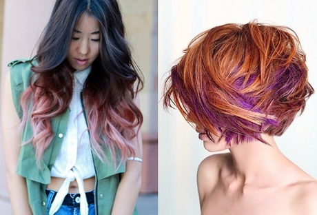 I capelli colorati