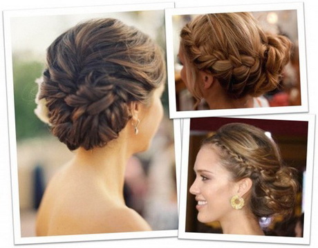 Acconciature chignon con trecce