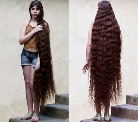 Foto di ragazze con capelli lunghi