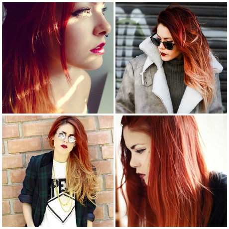 Capelli shatush rosso