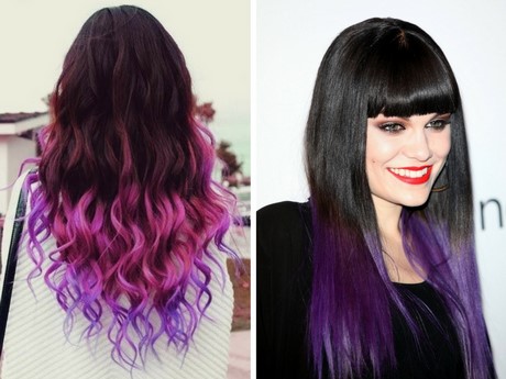 Capelli shatush viola