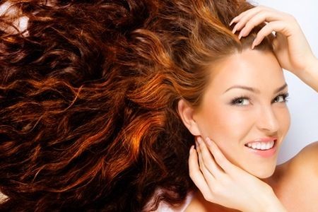 Shatush su capelli rossi naturali