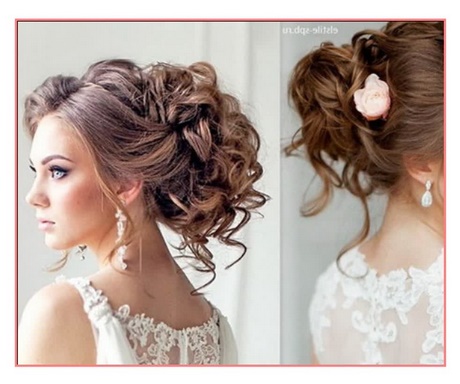 Acconciature capelli ricci sposa 2018