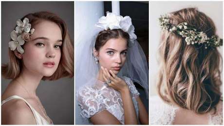 Acconciature sposa 2019 capelli medi