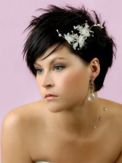 Accessori sposa capelli corti