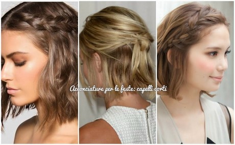 Acconciature con trecce per capelli corti