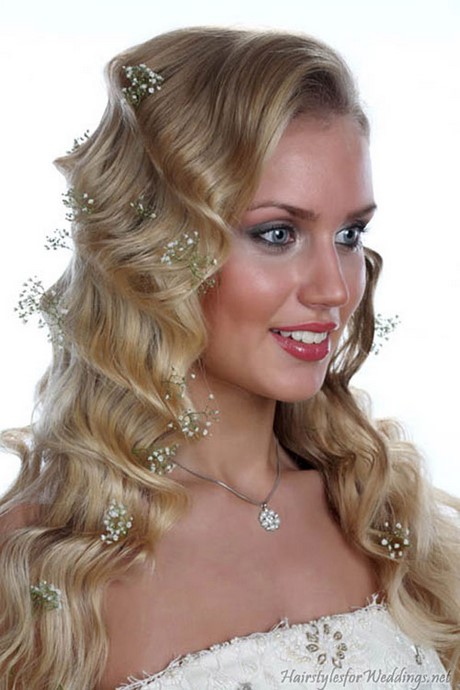 Acconciature sposa capelli lunghi mossi