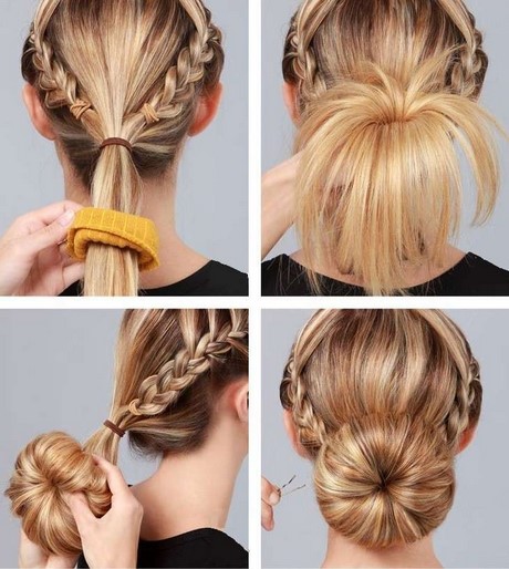 Chignon con treccia