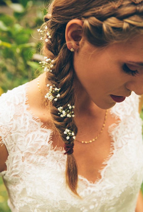 Pettinature laterali sposa