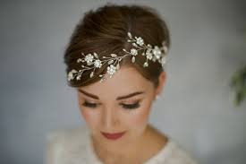 Accessori per capelli corti sposa