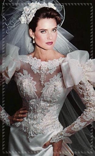 Acconciature sposa anni 80